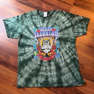 Grand Illusion Hard Cider Tie Dye T Shirt Grateful Dead Inspired‎ Large
